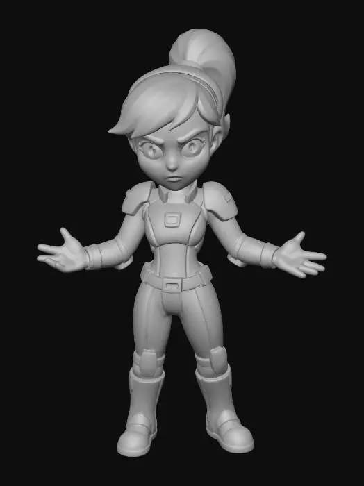 3D model for Space Heroine