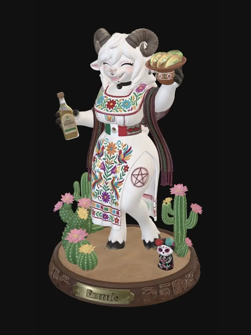 3D model for Rumie the Fiesta Ram