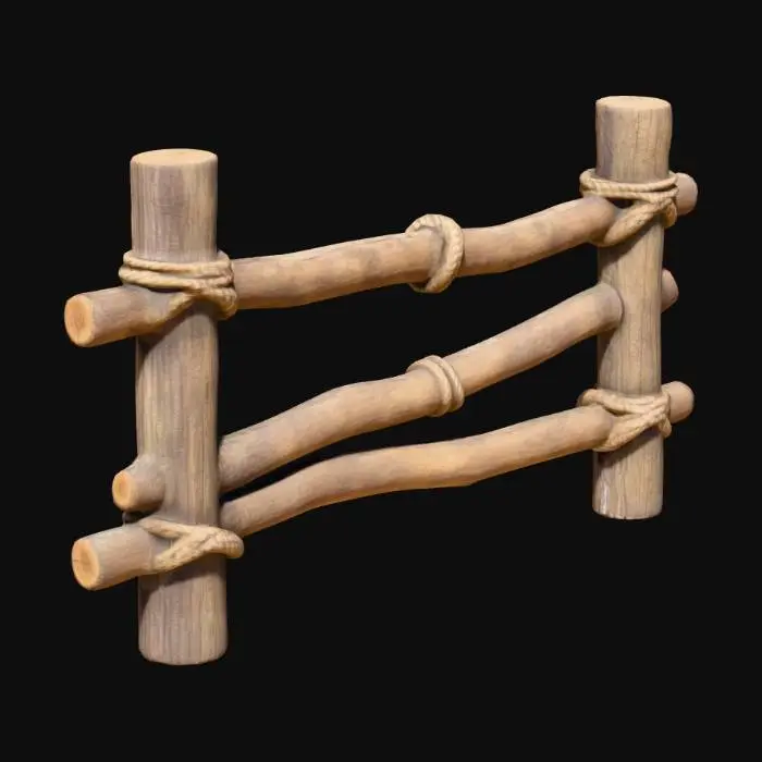 3D model for Rustic Boundary