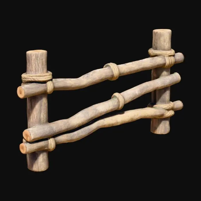 3D model for Rustic Boundary