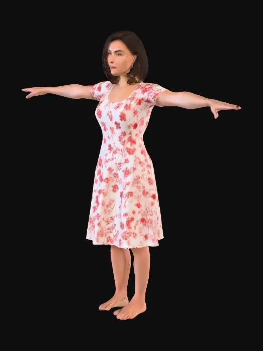 3D model for Floral Balance