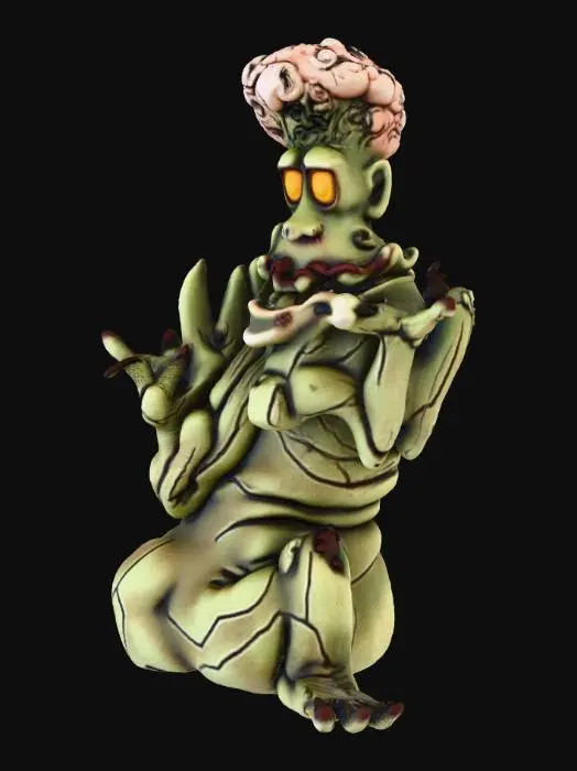 3D model for Brainy Blob Monster