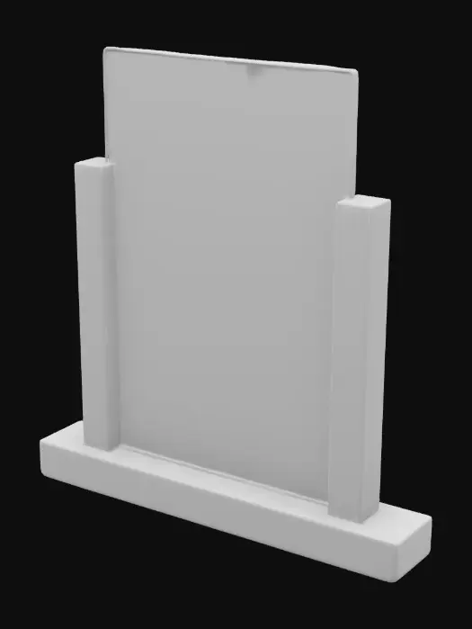 3D model for Restaurant Menu Display