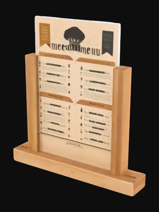 3D model for Restaurant Menu Display