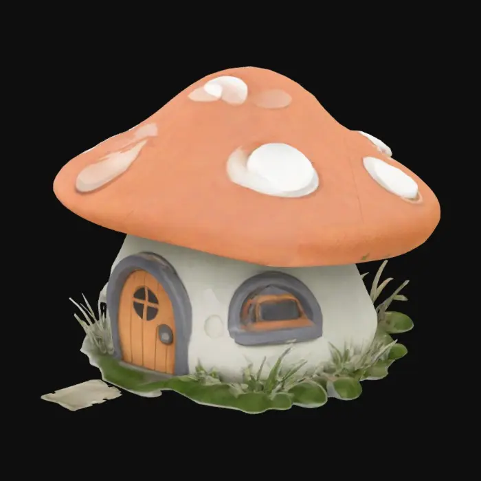 3D model for Mushroom Cottage