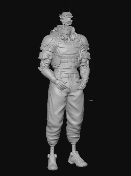 3D model for Red-Eyed Sentinel