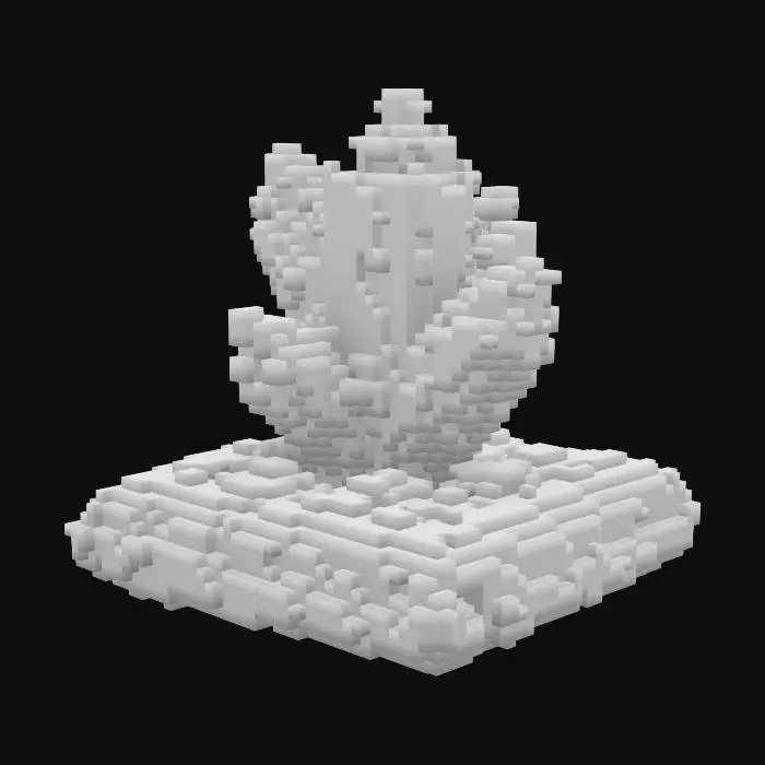 3D model for generate a magical crystal in 3d comic artsyle