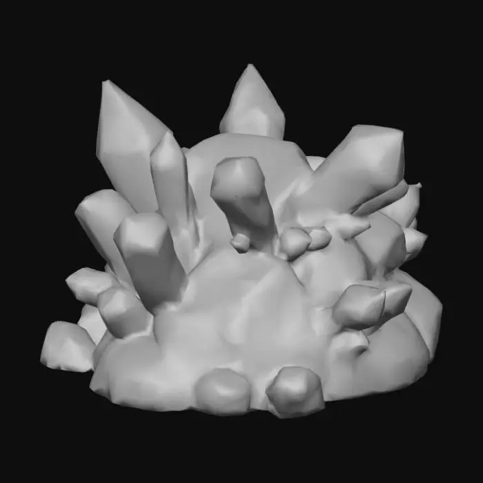 3D model for Blue Crystal Formation