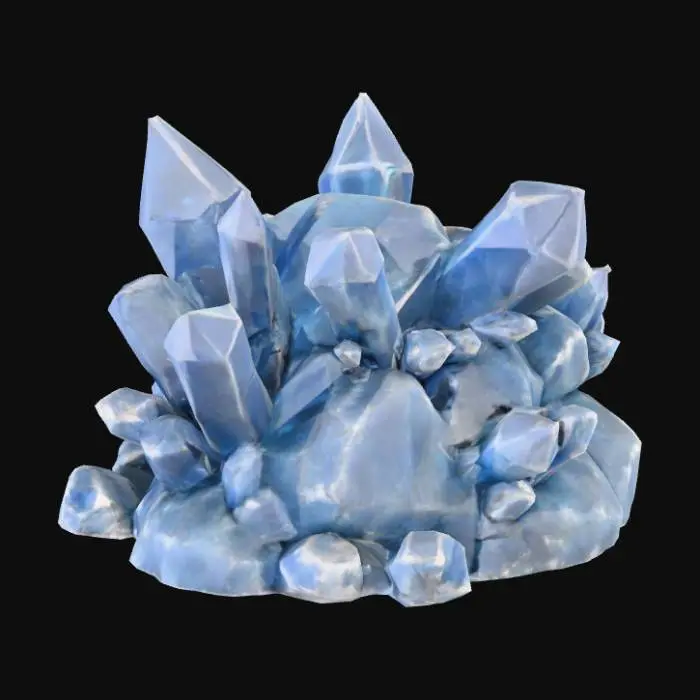 3D model for Blue Crystal Formation