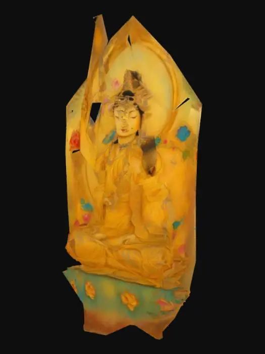 3D model for Manjushri Thangka