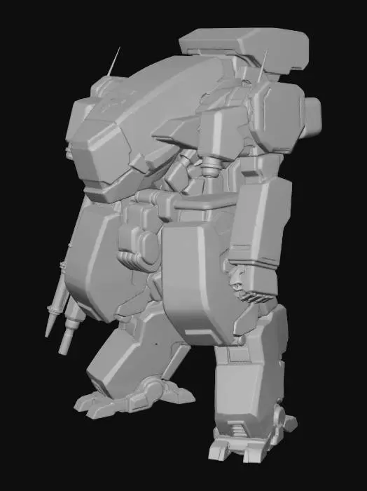 3D model for Mech Titan