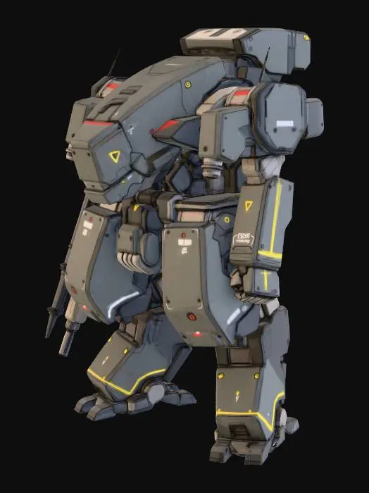 3D model for Mech Titan
