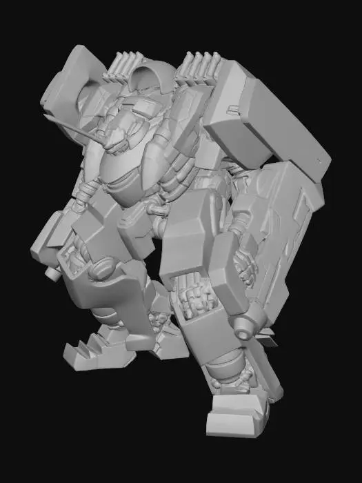3D model for Azure Mechagon