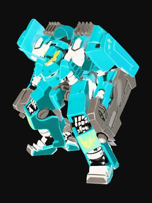 3D model for Azure Mechagon