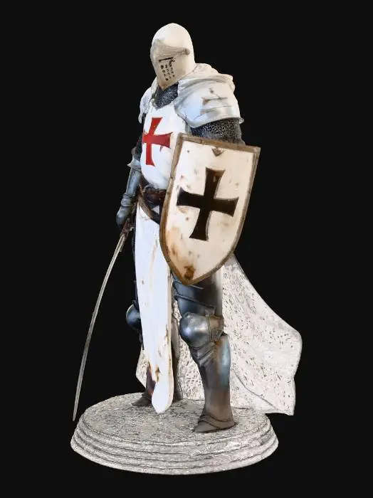 3D model for Crusader Knight