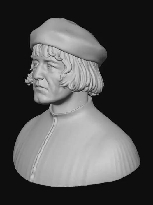 3D model for Portrait of a Man in a Black Beret