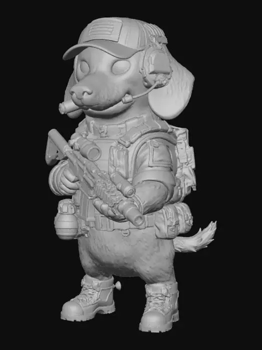 3D model for Steadfast Canine Commando