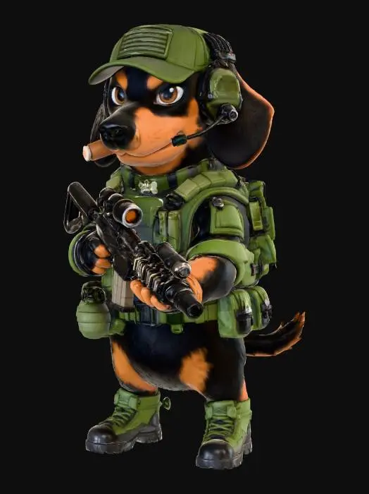 3D model for Steadfast Canine Commando