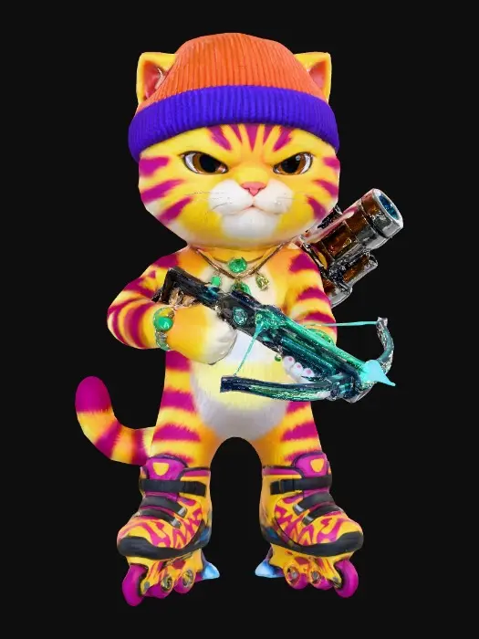 3D model for Gurfie the Mae Neon archer