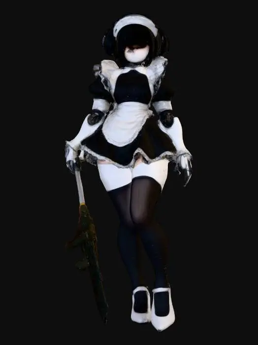 3D model for Maid Warrior