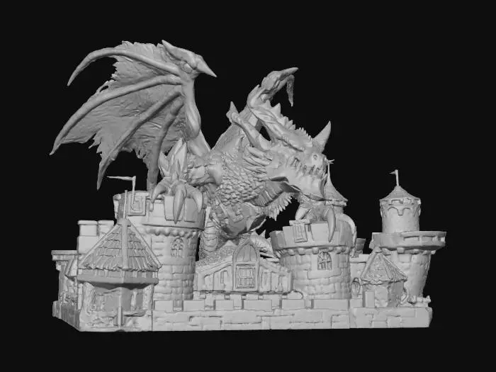 3D model for Dragon Siege