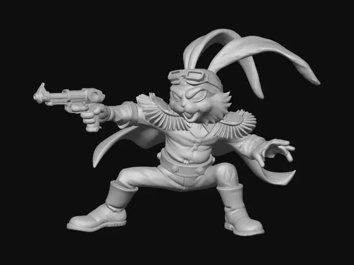 3D model for Cosmic Bunny Ranger