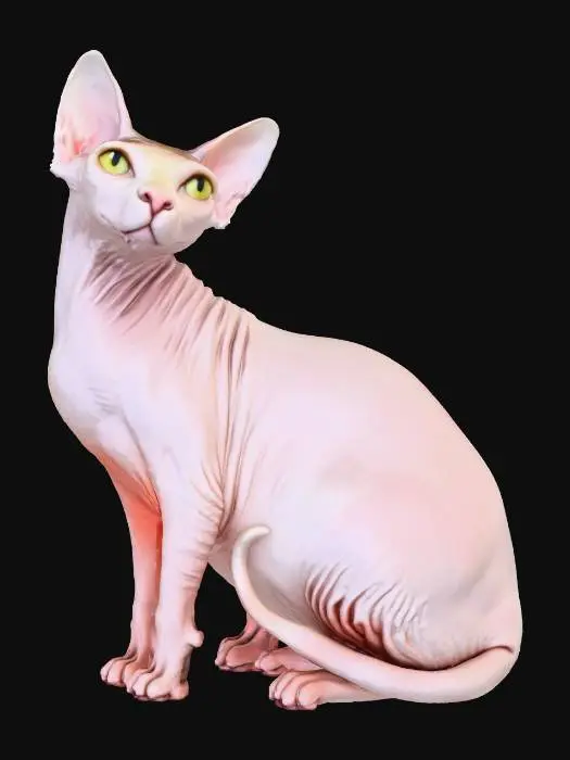 3D model for Elegant Sphinx