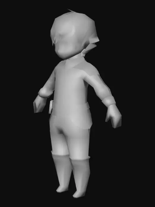 3D model for Anime Hero 6