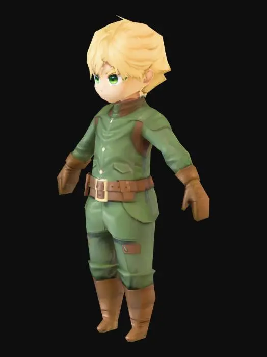 3D model for Anime Hero 6