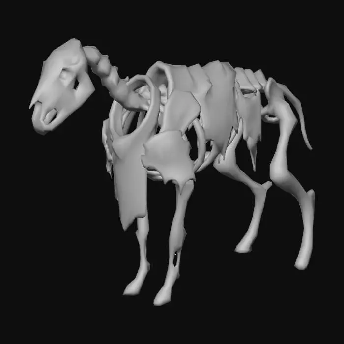 3D model for Skeletal Steed Specter
