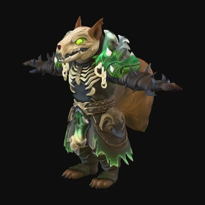 3D model for Squirrel Necromancer