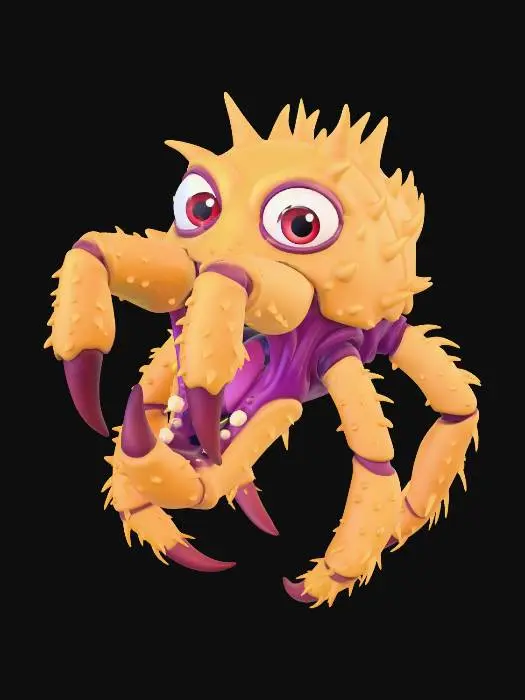 3D model for Spiny Desert Monster