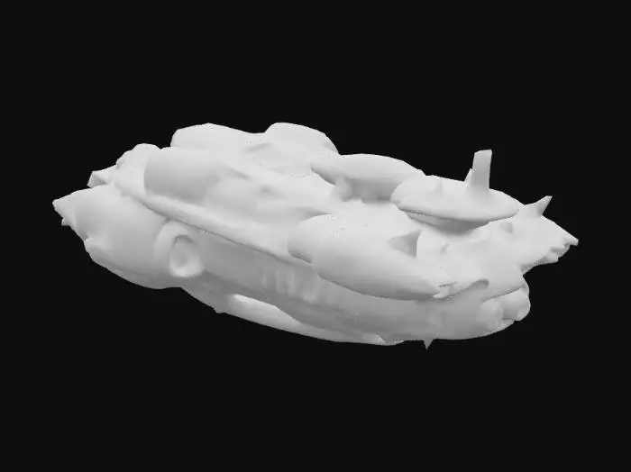 3D model for Huge StarShip Sentinela