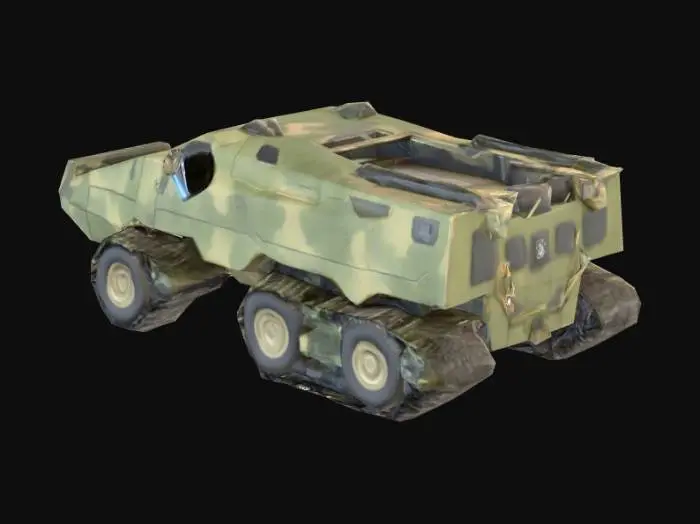 3D model for Desert Tracker Vehicle