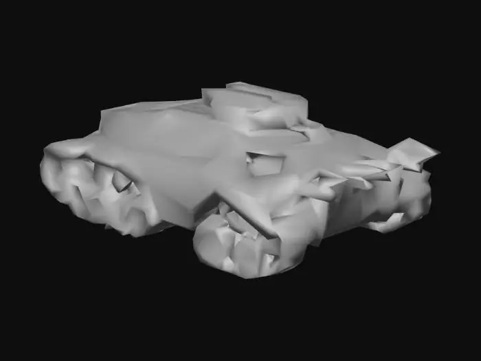3D model for Desert Reconnaissance Rover