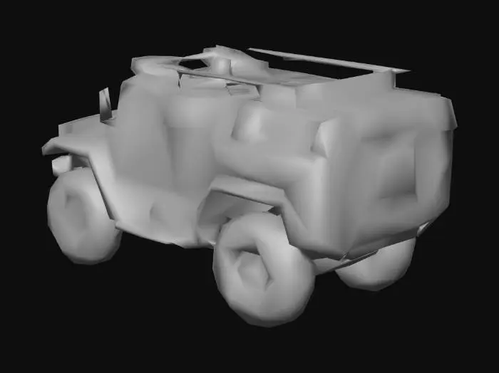 3D model for Armored Quadraoh