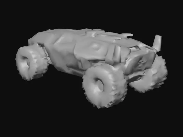 3D model for Veiculo Militar Salvage