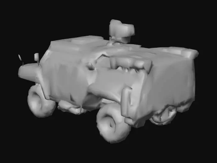 3D model for Veiculo Militar Command Center