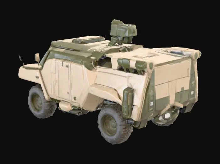 3D model for Veiculo Militar Command Center