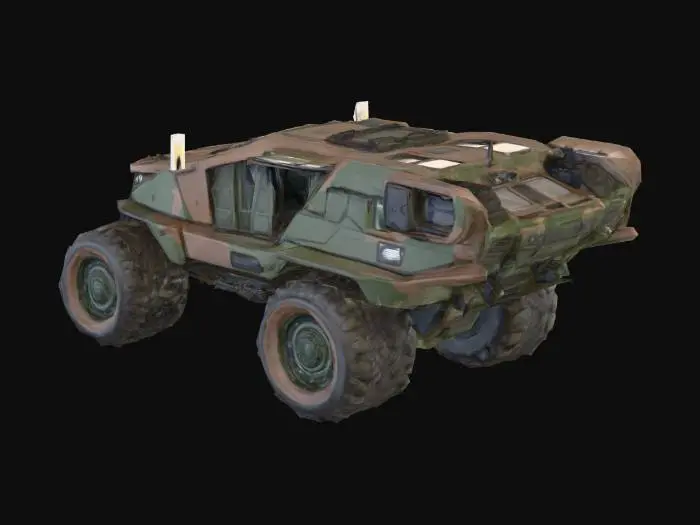 3D model for Vehicle Military S-65
