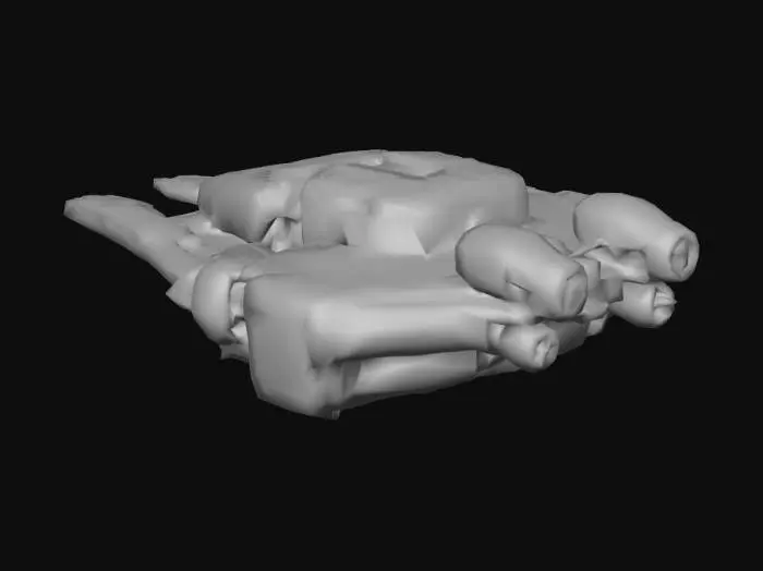 3D model for Advanced Cargo Ship Musicas-68