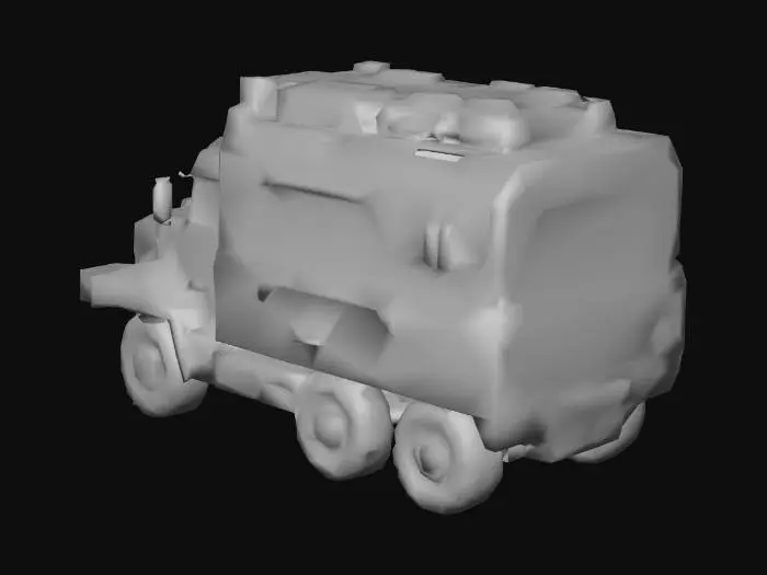 3D model for Truck Ajuda Humanitária