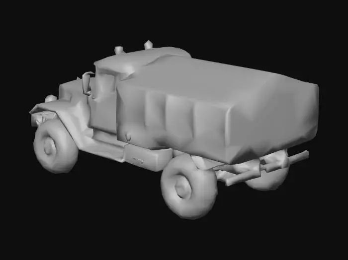 3D model for Truck of ammunition  T-53