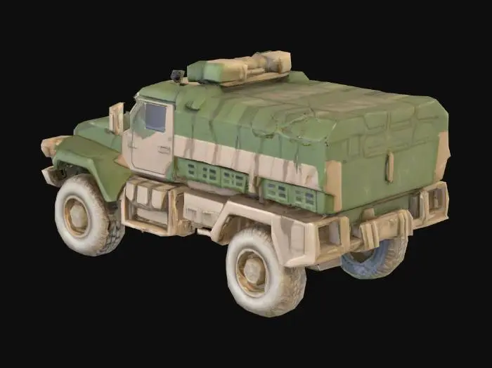 3D model for Truck Personal Carrier