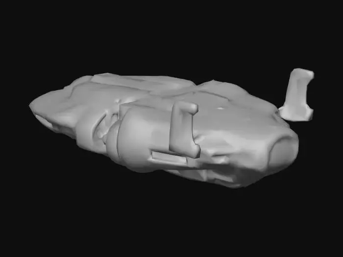 3D model for Cargo Ship Potato Transporter