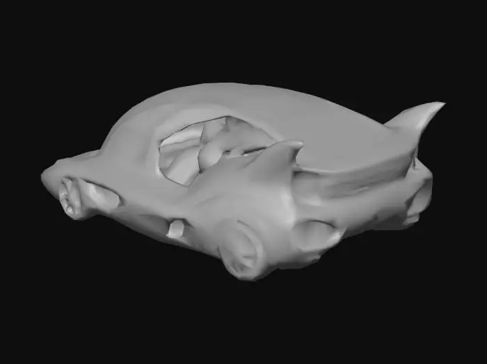 3D model for Car Alien  AutoTaxi