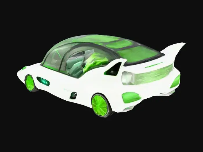 3D model for Car Alien  AutoTaxi