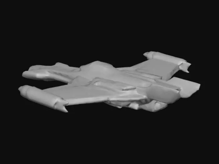 3D model for Cruiser Alien Glinglon-121 2