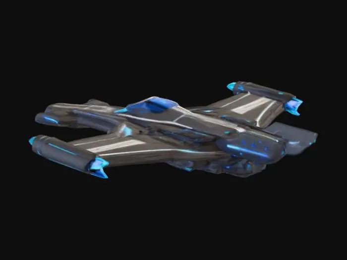 3D model for Cruiser Alien Glinglon-121 2