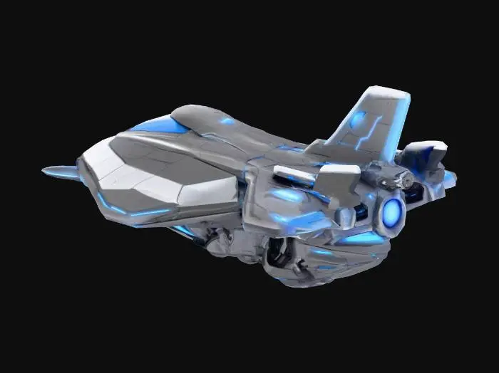 3D model for Alien Defense Ship pStellar Falcon